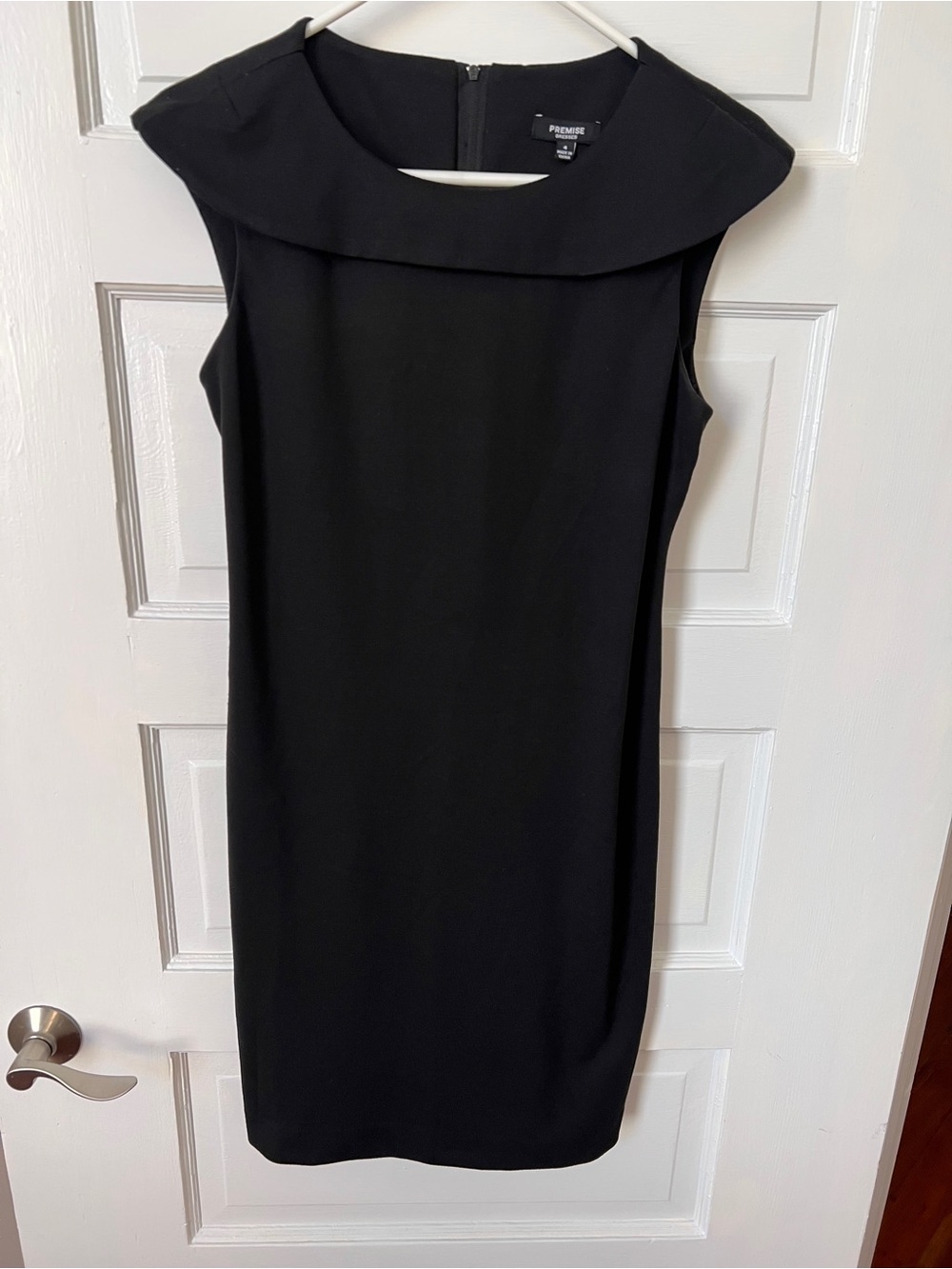 Premise Black Midi Sheath Dress 4